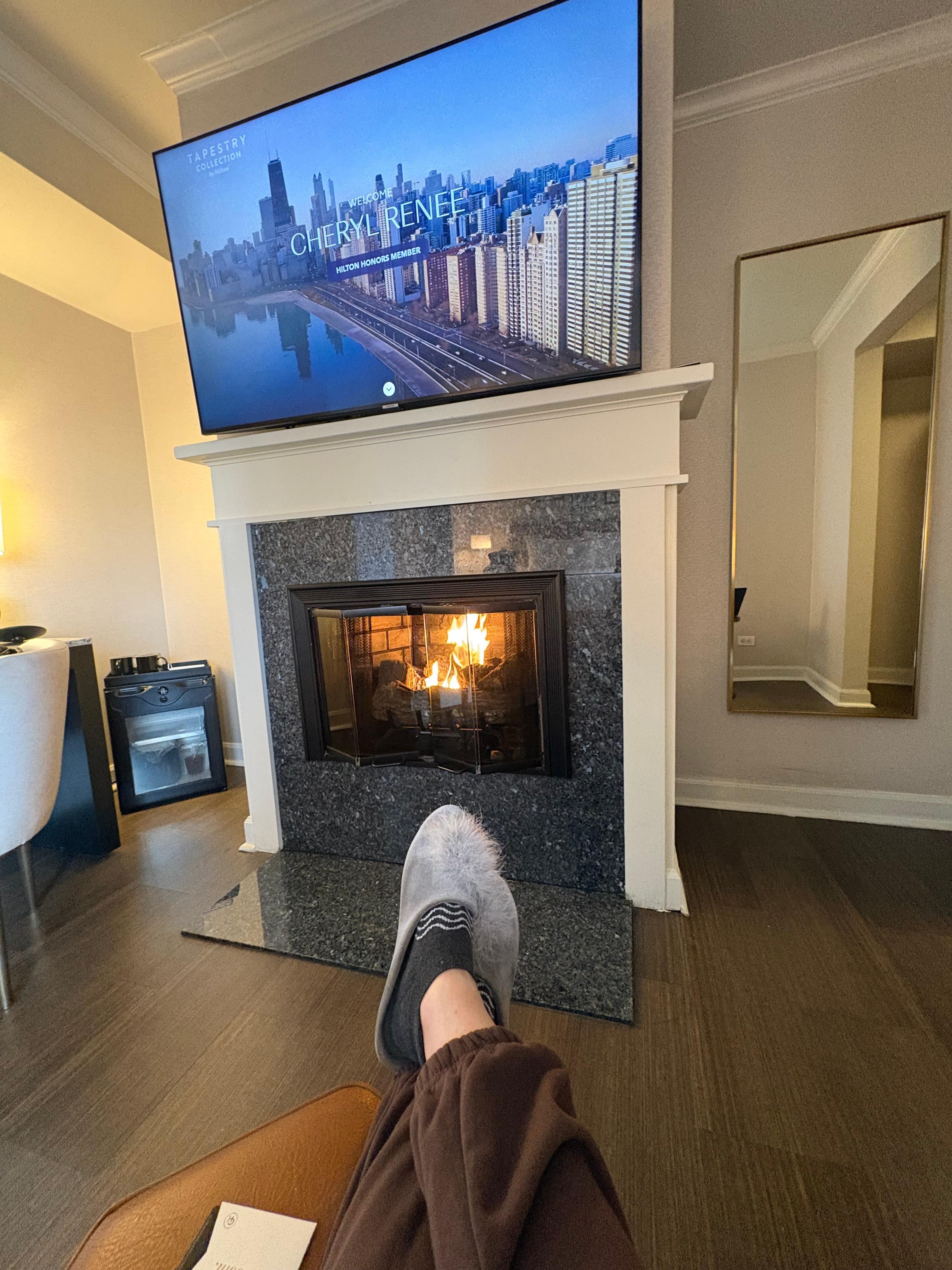 Fireplace rooms very cozy