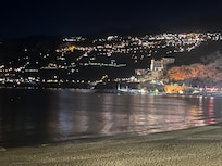 Night view from the beach