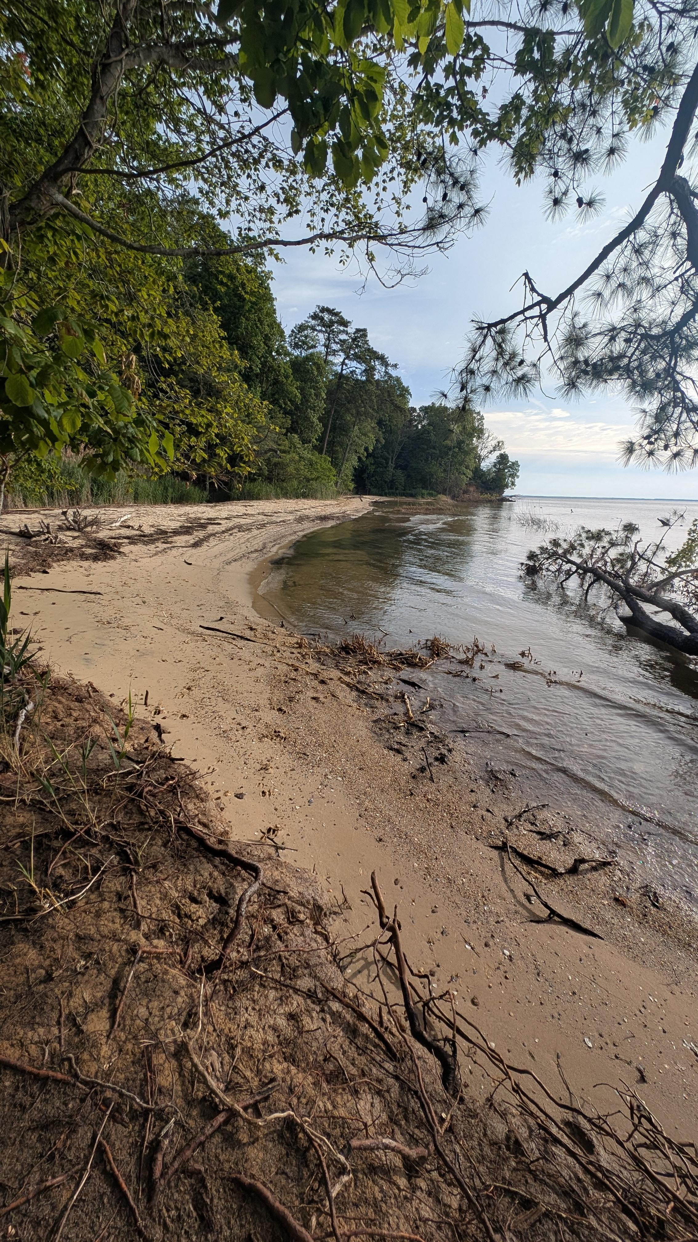Private beach a couple minute walk away