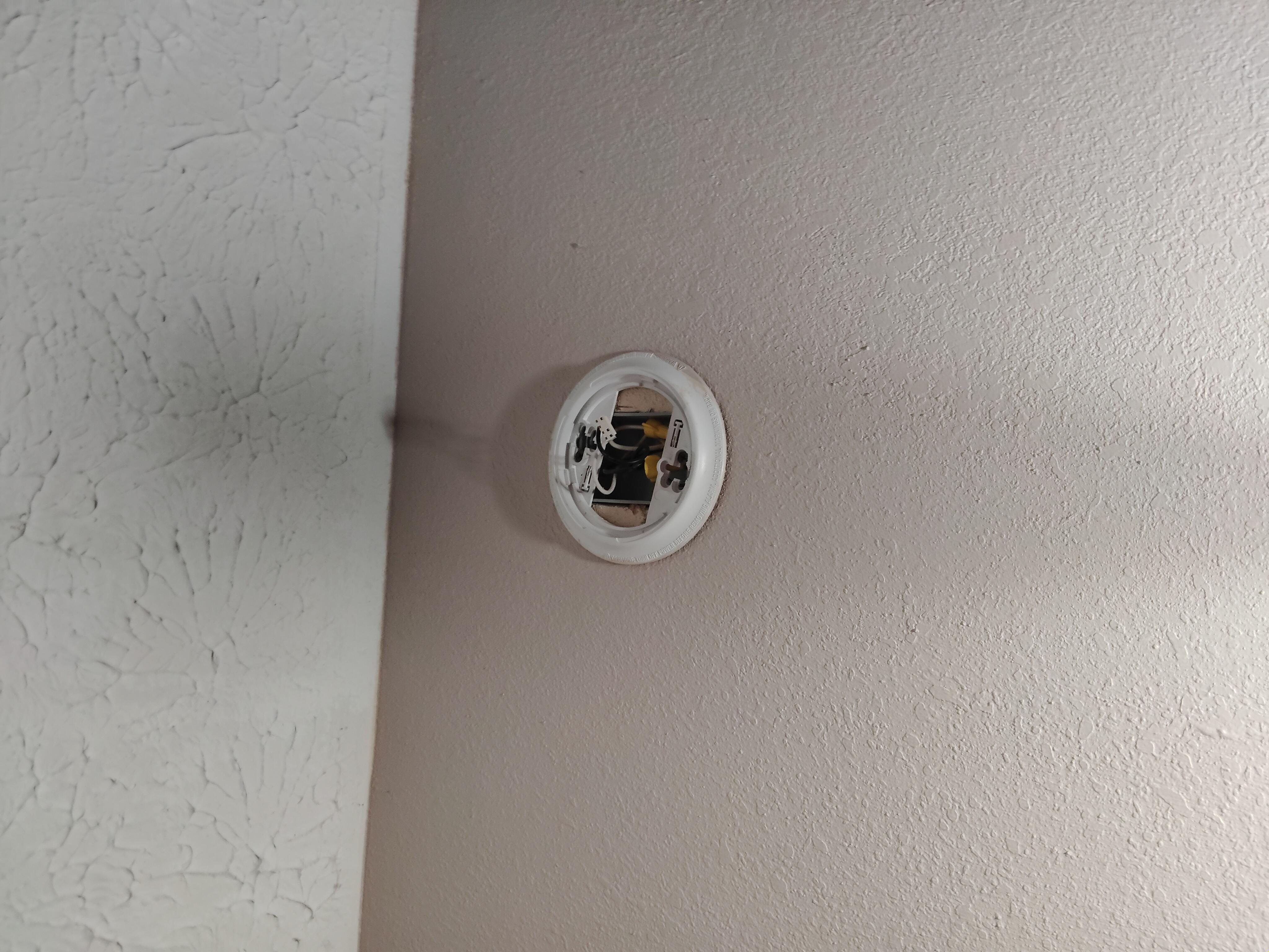 Smoke detector missing