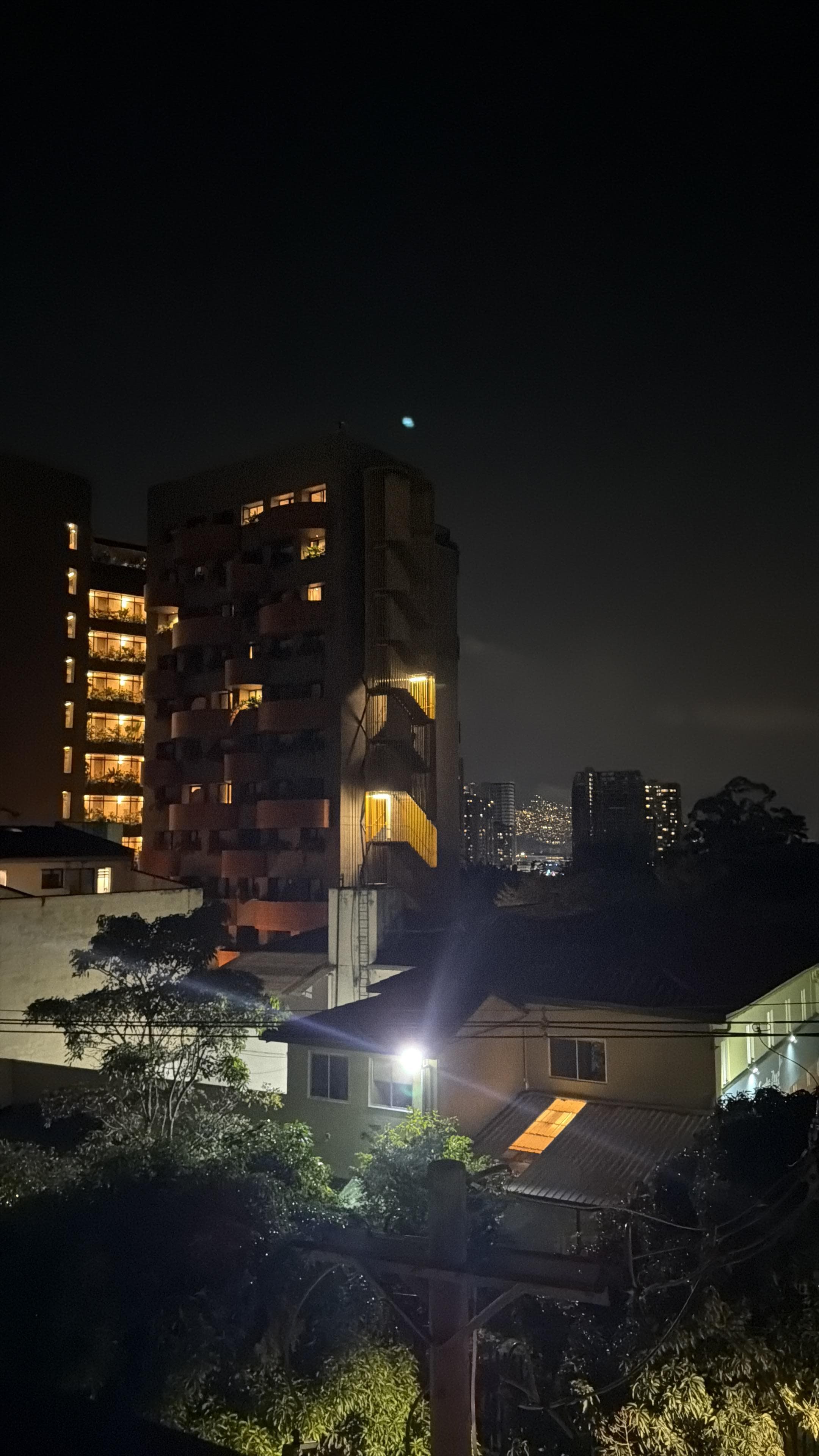 View from the balcony