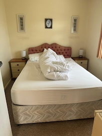 We had just stripped the beds before we left hence the reason there is no bedding on when I took the photos