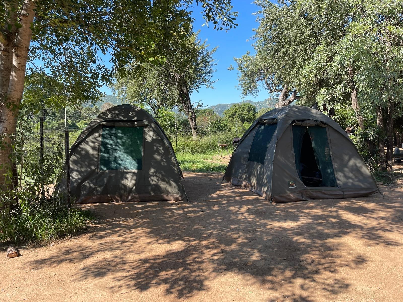 Tents from the camping trip