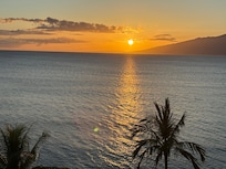 Sunset view from lanai