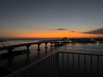 Sunset from the patio.