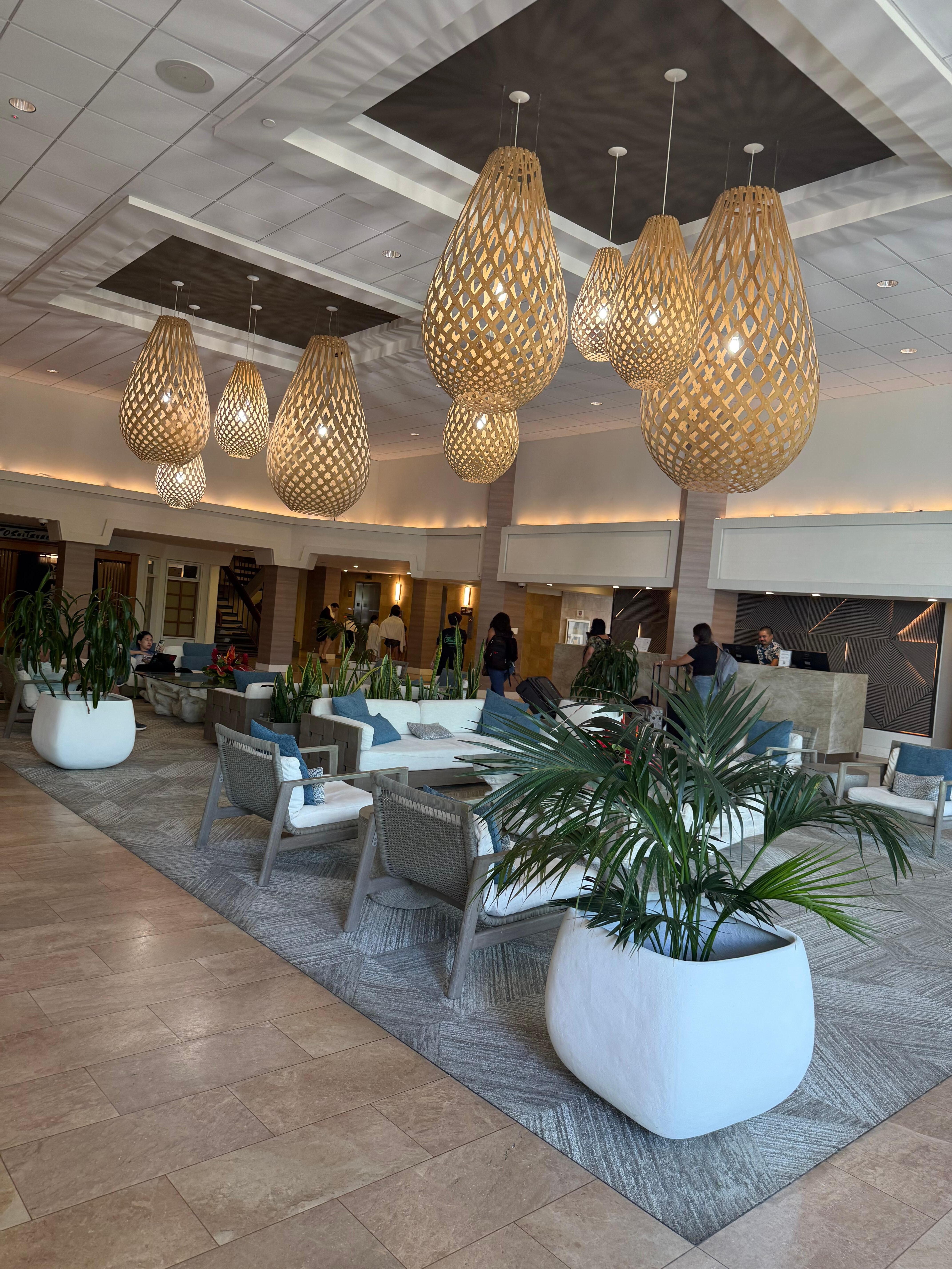 welcoming lobby