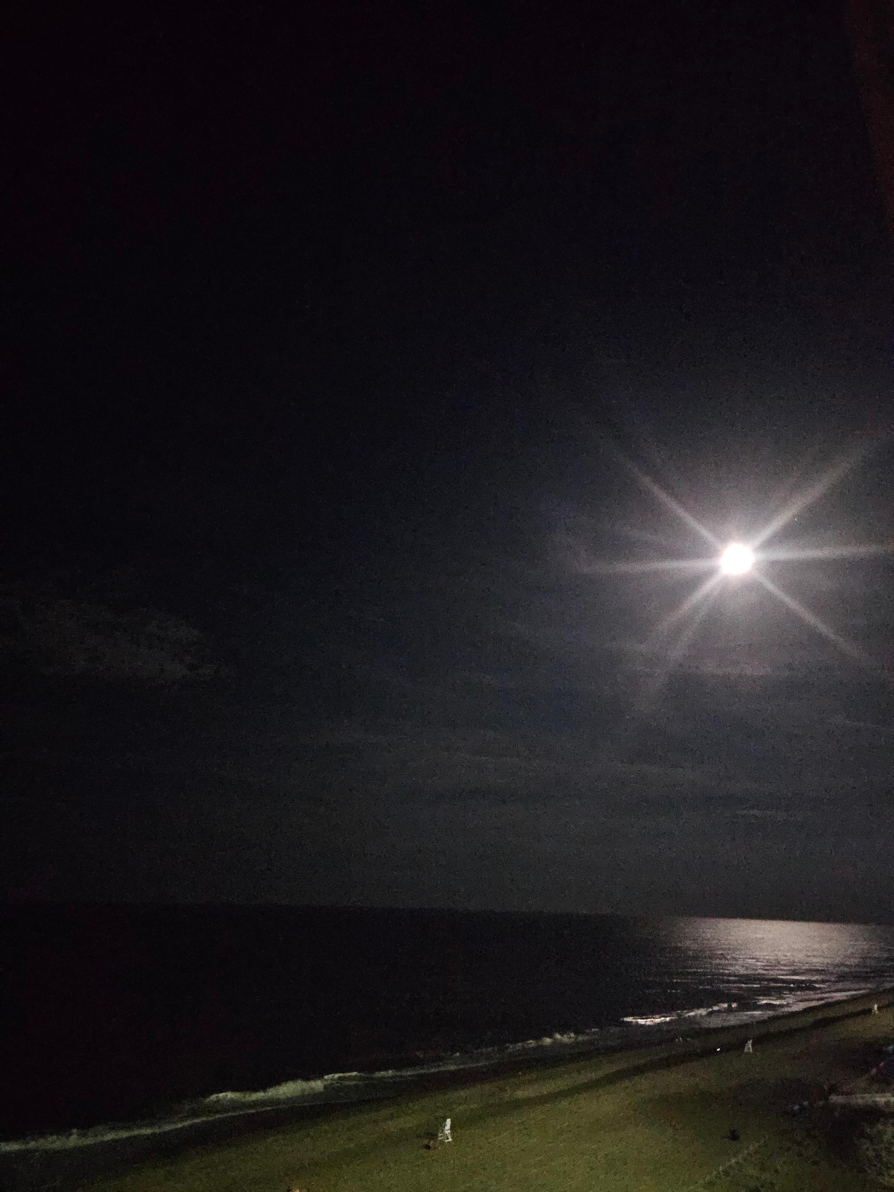 Moon over the Ocean