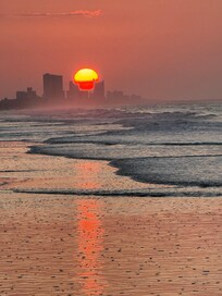 Sunrise on the beach