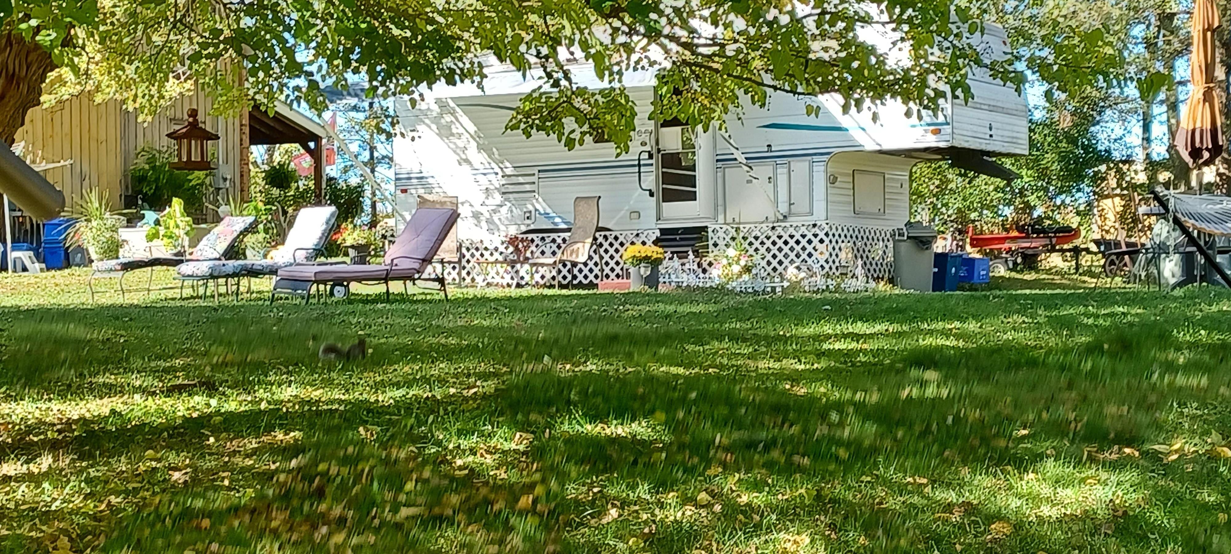 A relaxing spot to sit with morning coffee
