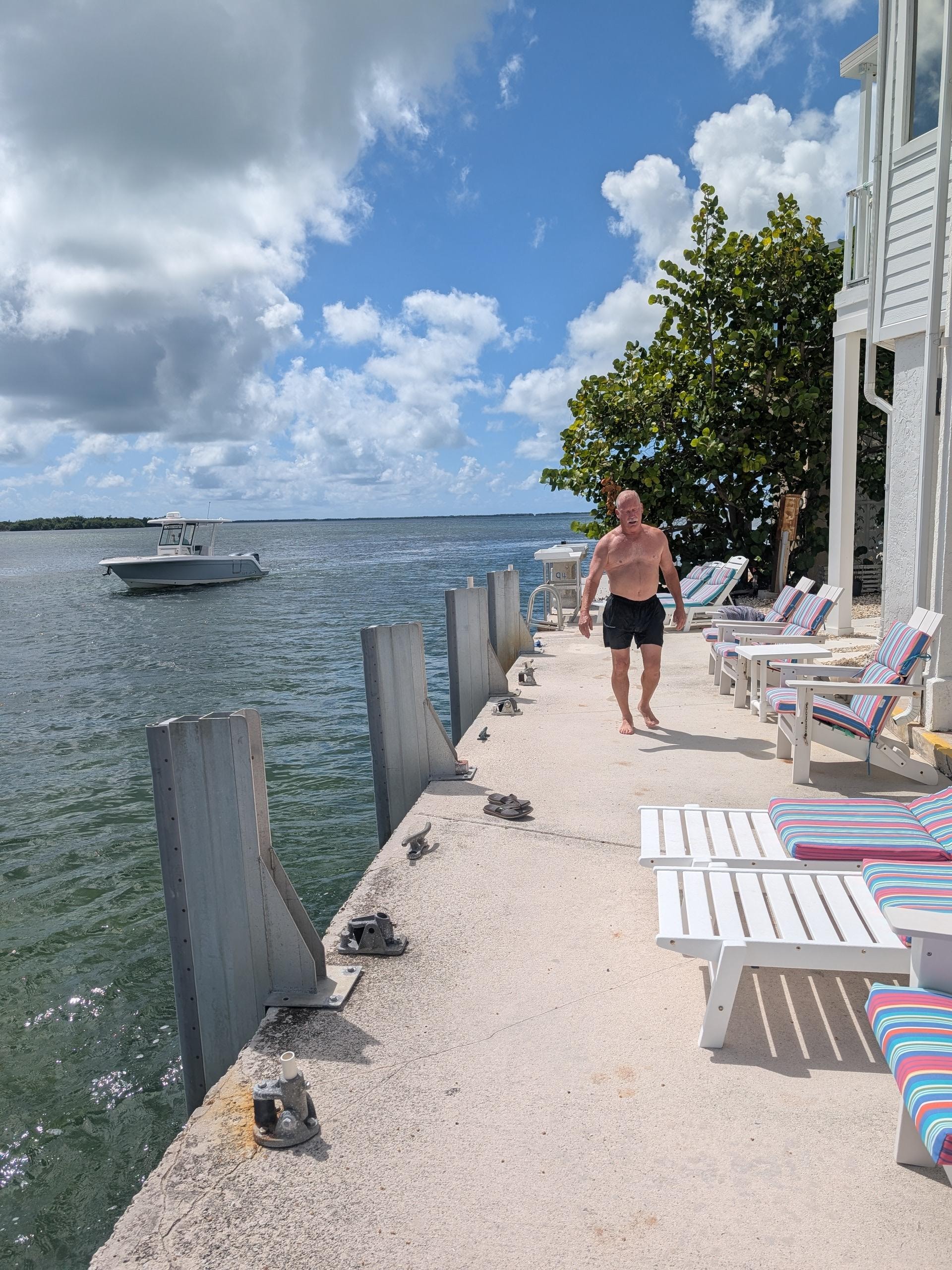 Swimming right from our area!