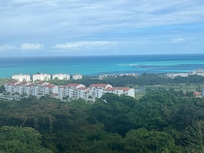 Top of the hill where the apartment is located