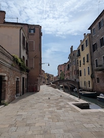 View after exiting front door of the neighborhood