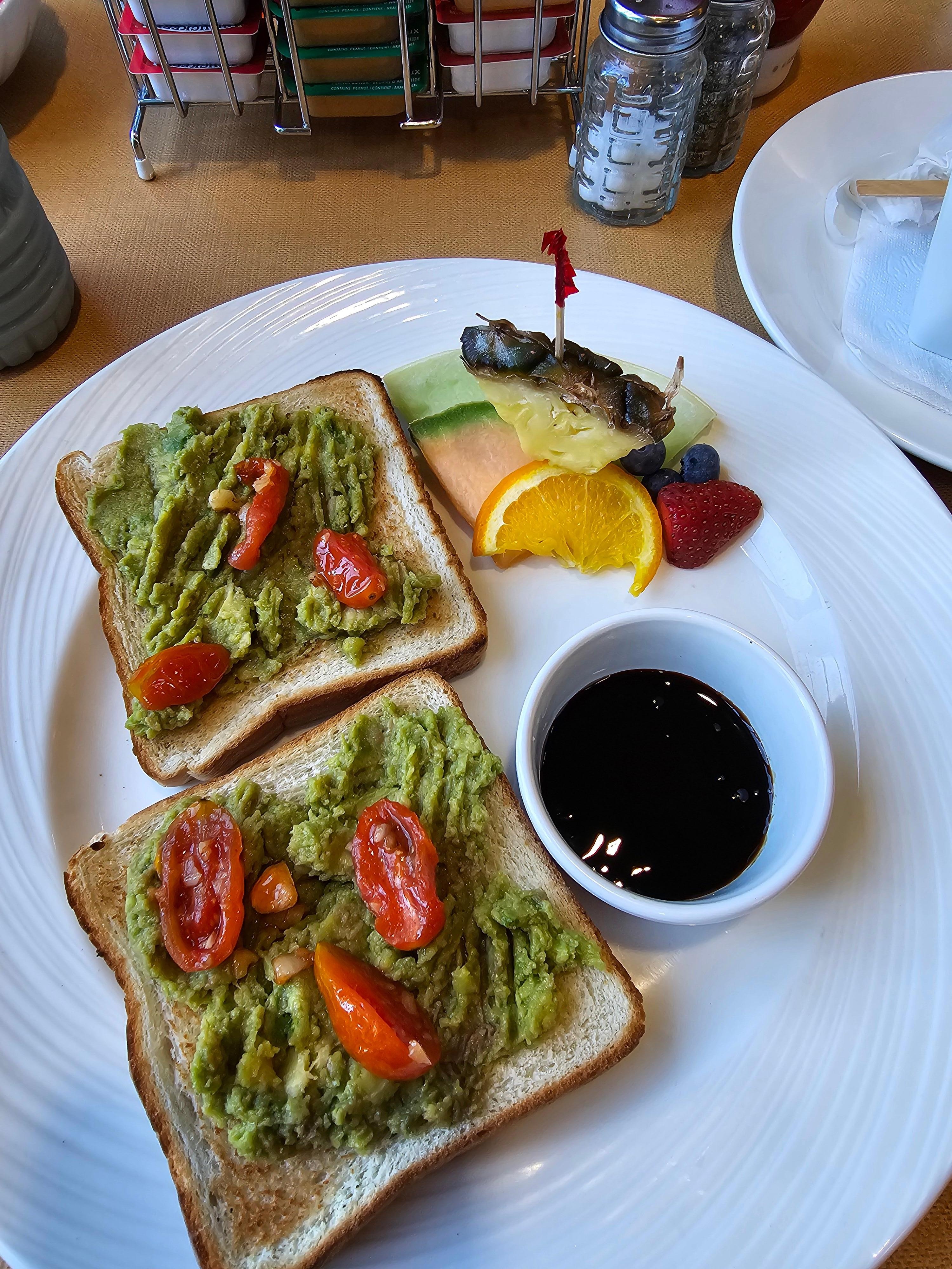 Avocado toast - looks pretty, tasted horrible