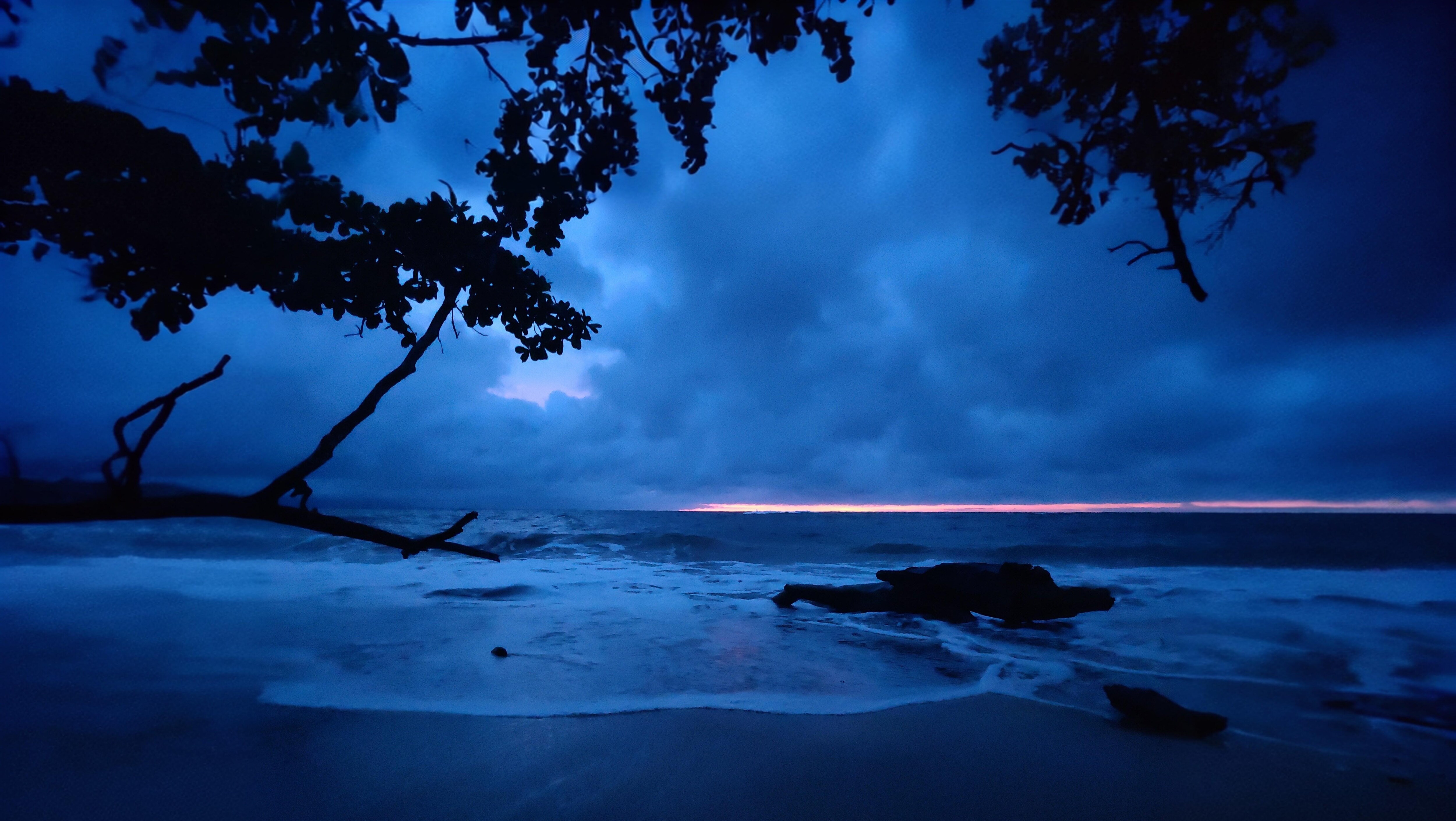 Beach at night