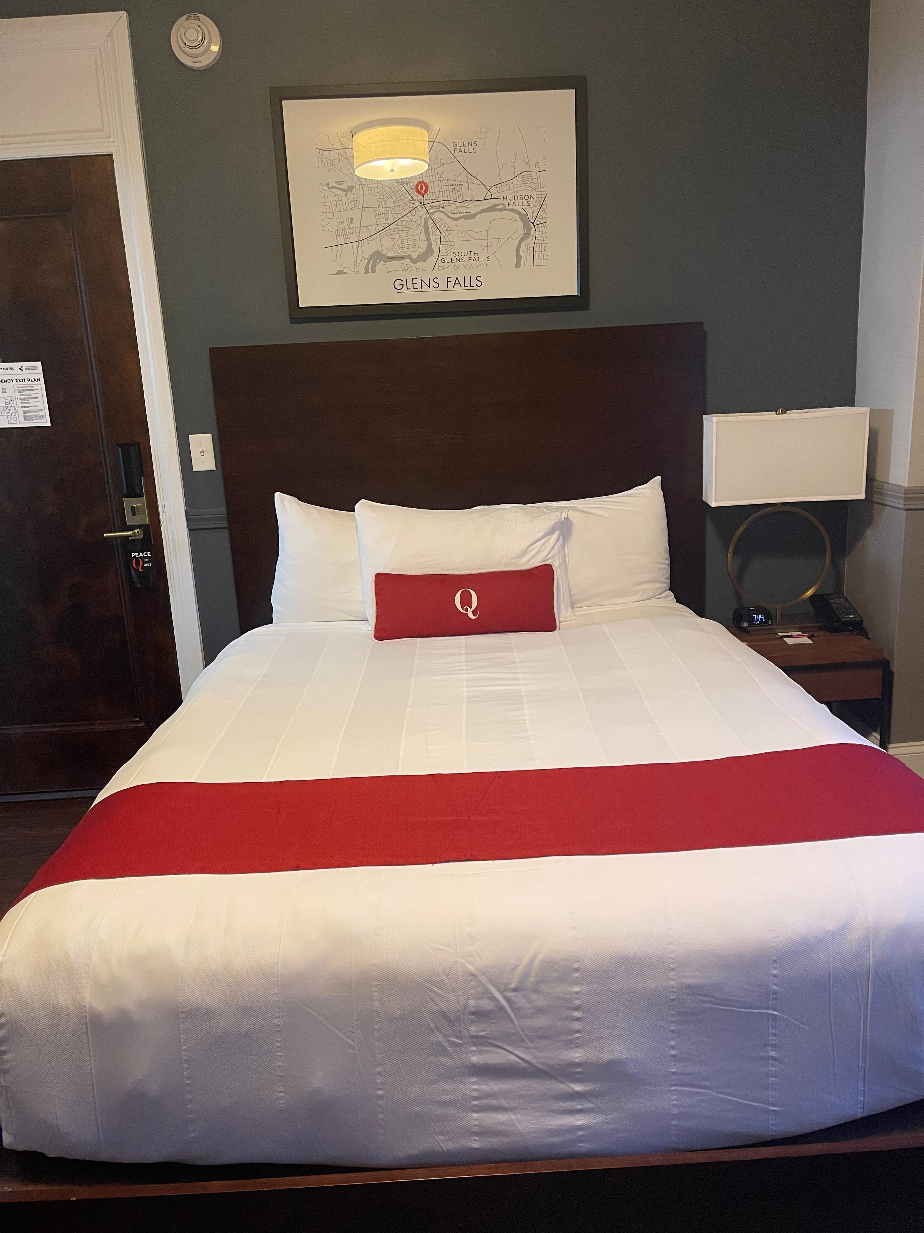 Room is small but the bed is so comfortable