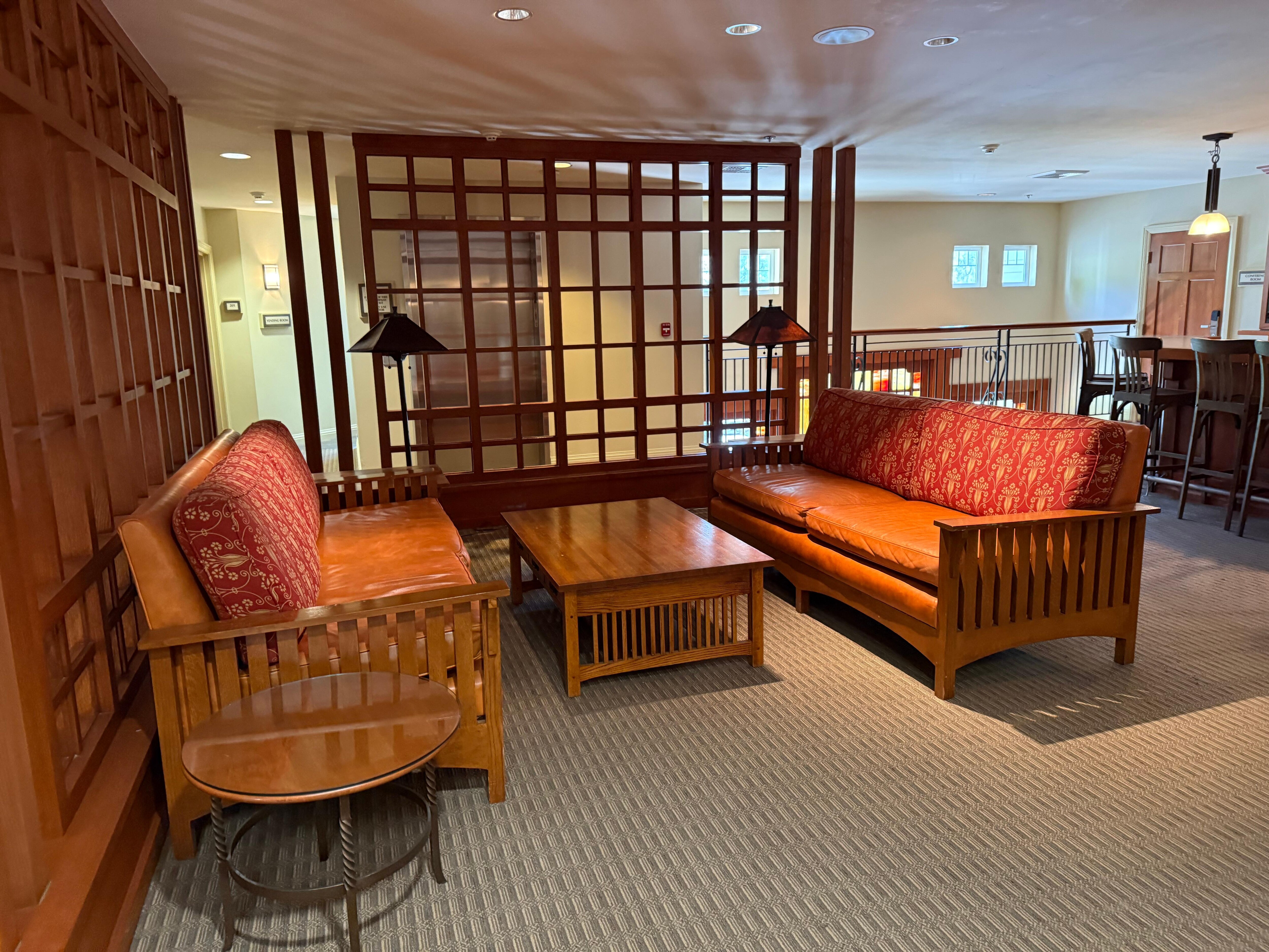 Sitting area upstairs 