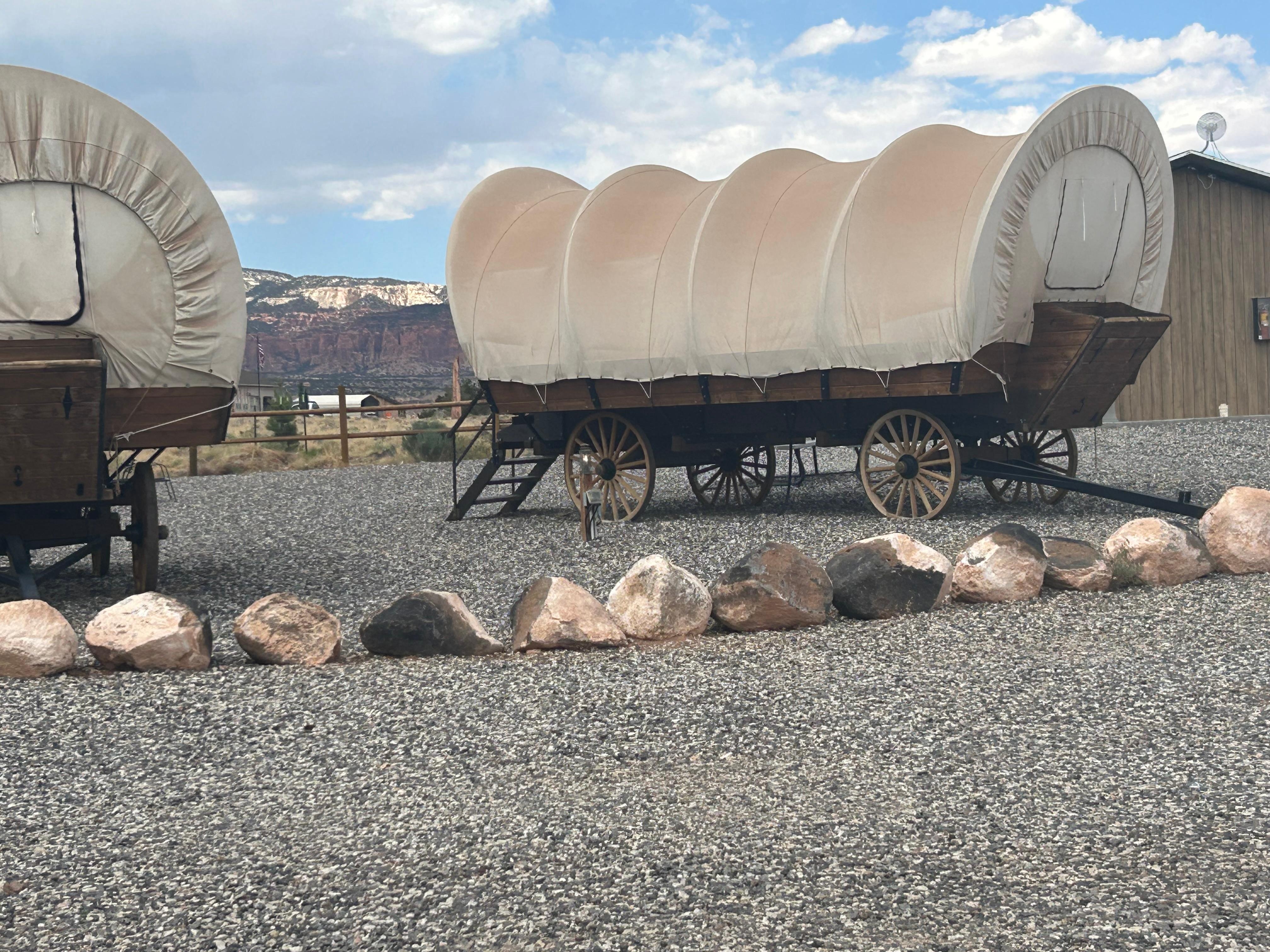 Covered wagon accommodations 