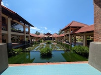 Beautiful grounds and lovely coi ponds.