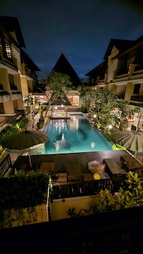 View from Delux Pool view on 1 floor