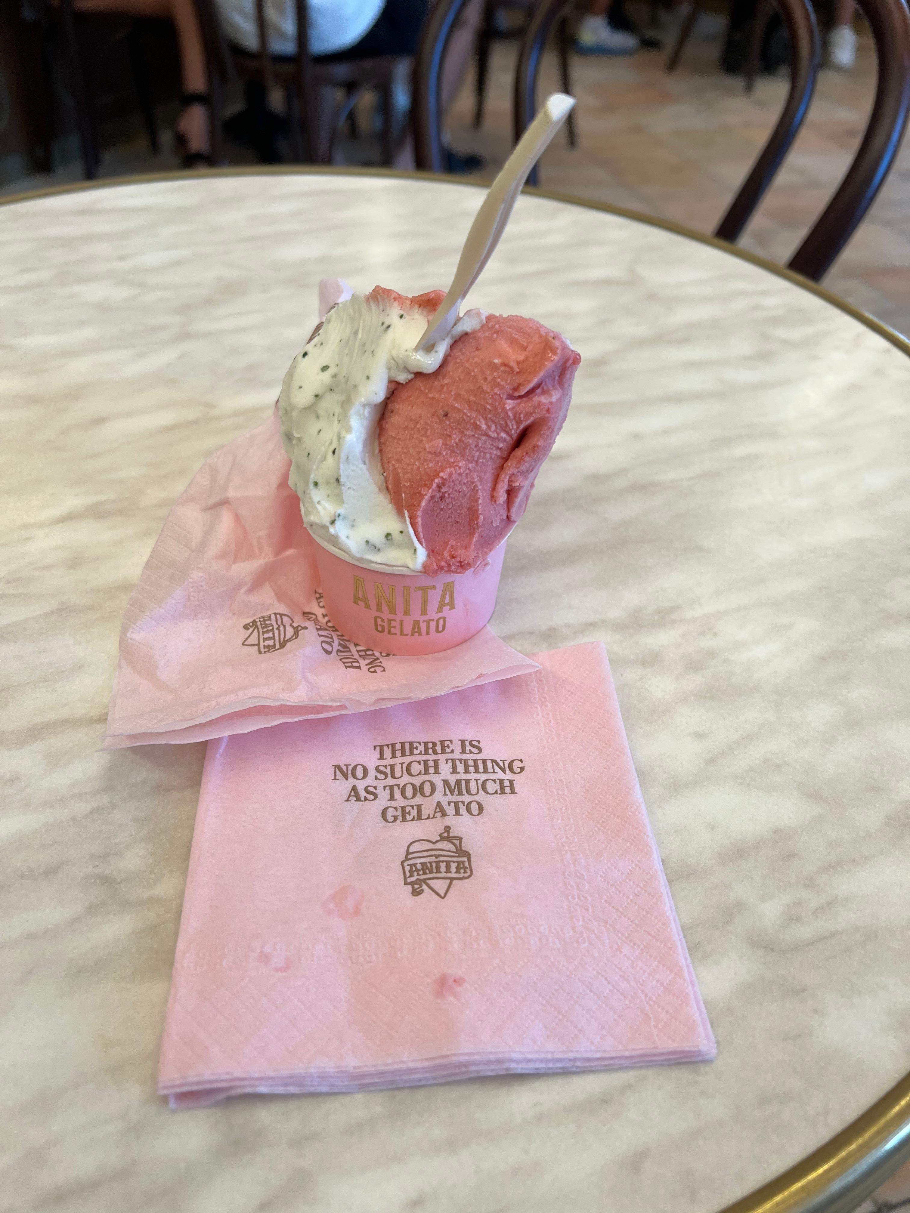 He knew place to have gelato I think on Calle Cristo. Yum Yum.