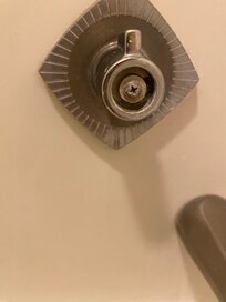 Caps missing on almost all faucets. Can not tell which is hot or cold.