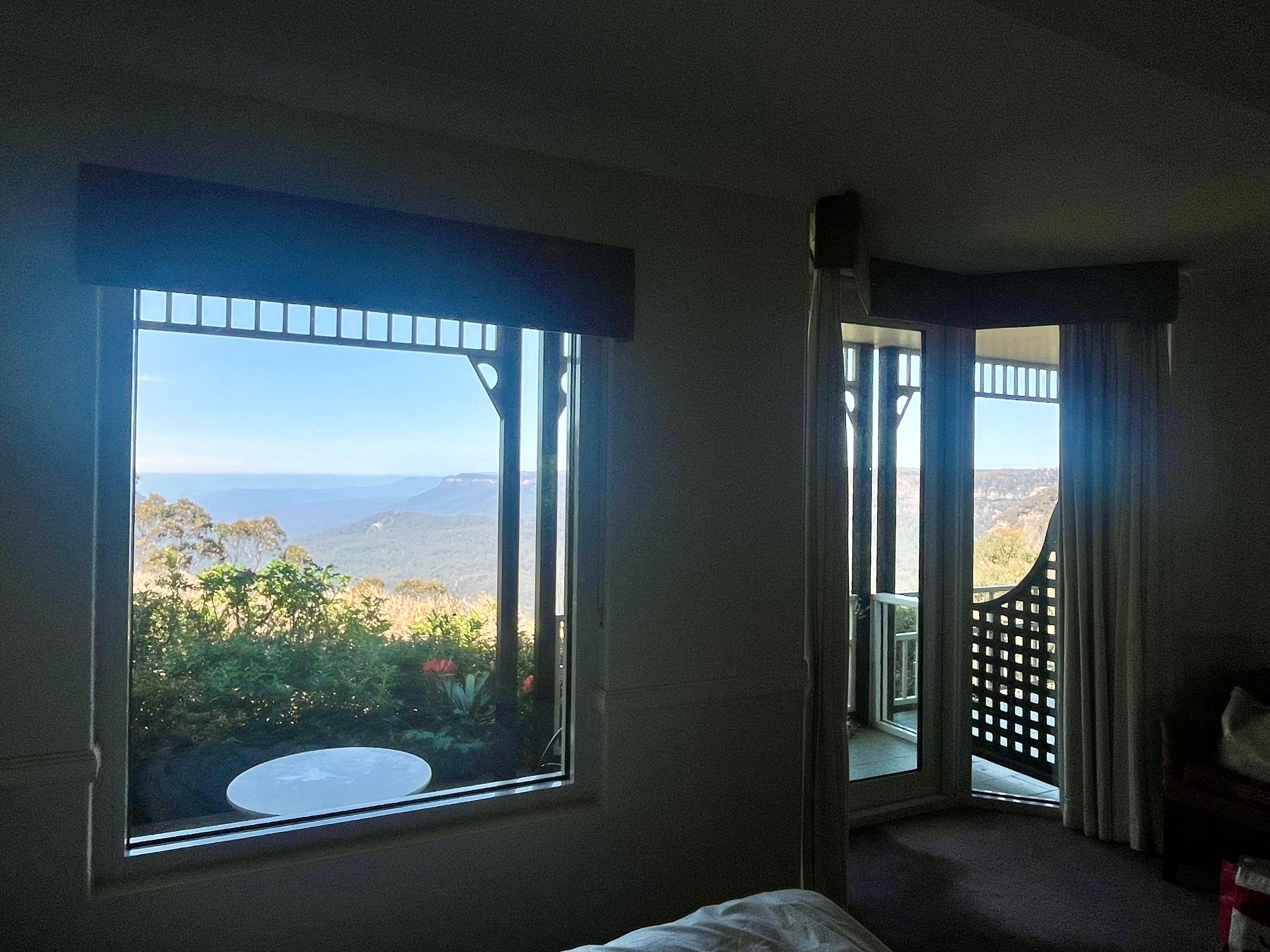 Blick aus unserem Zimmer