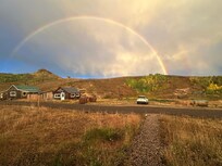 It had just rained a little bit and this beautiful sky showed up and out for us!