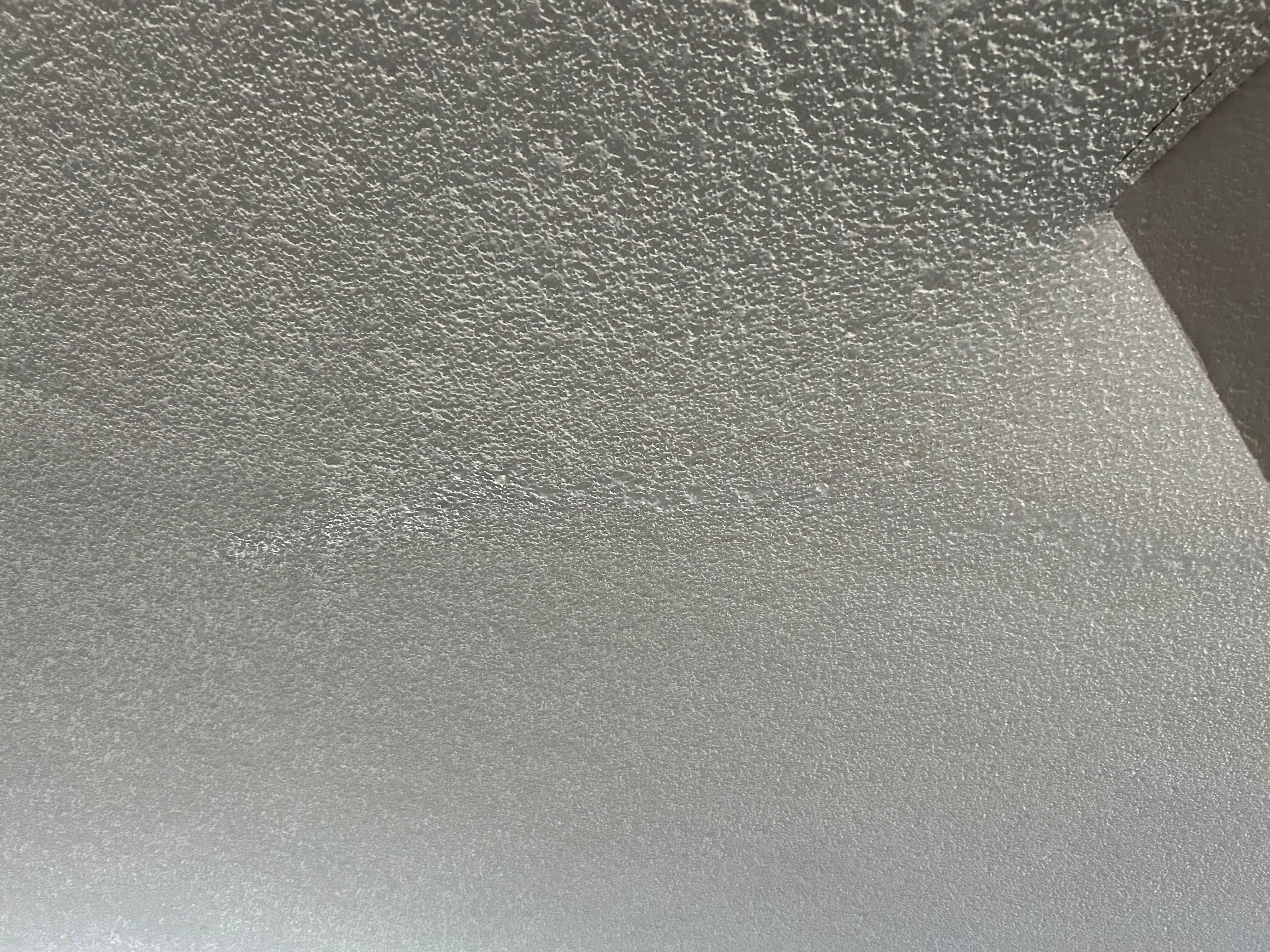 You can see the ceiling coming apart and drips