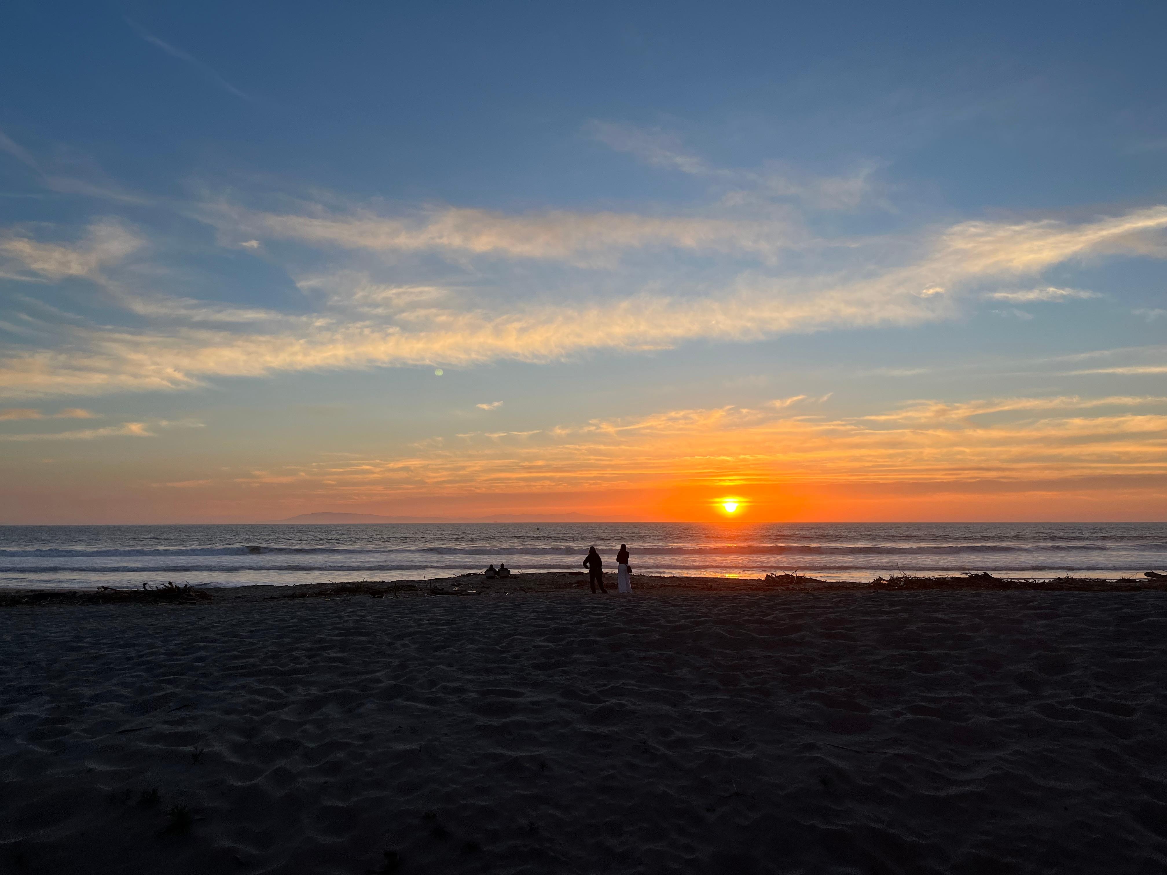 Sunset view from our room 