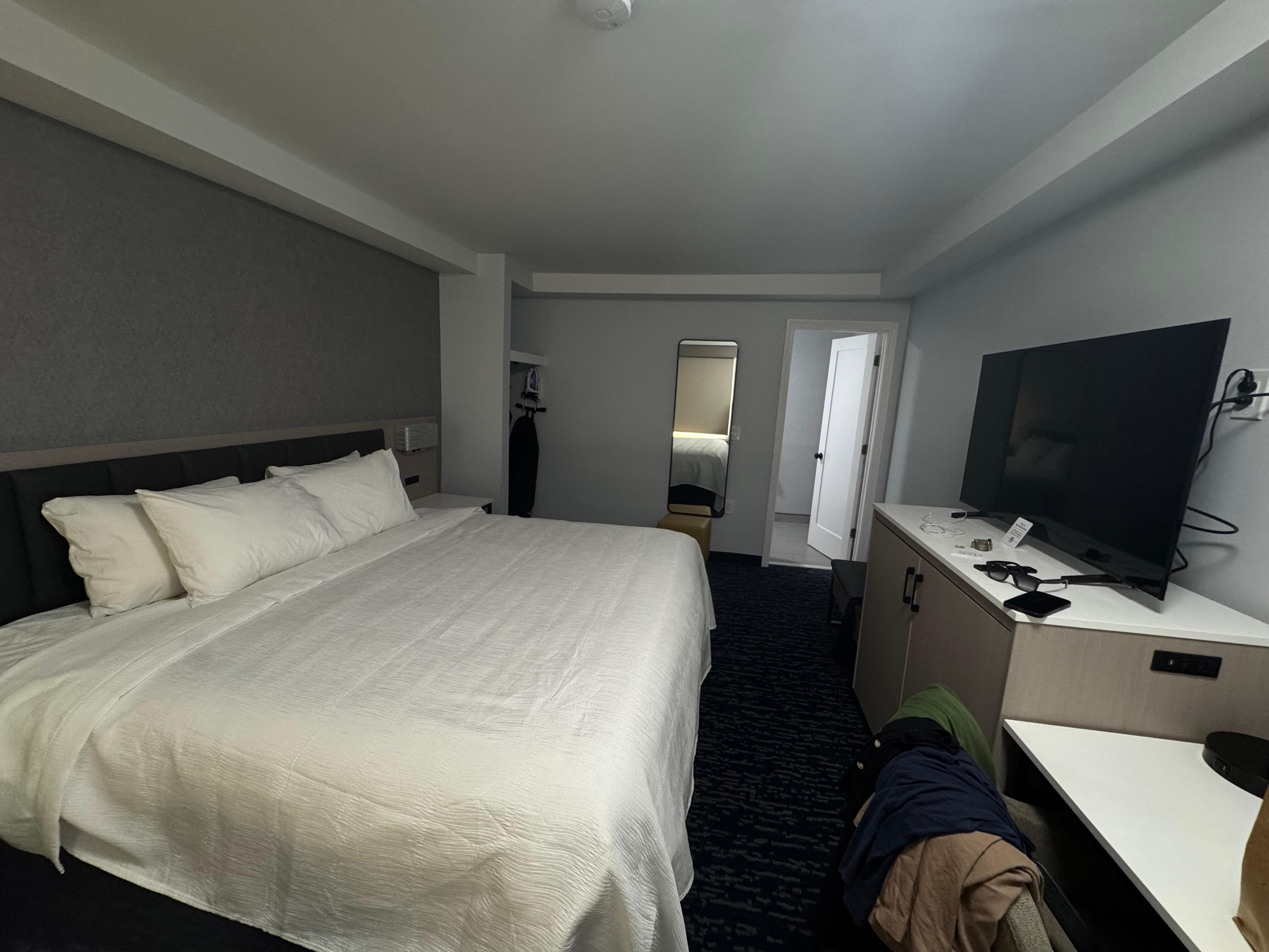 The Queen sized bed