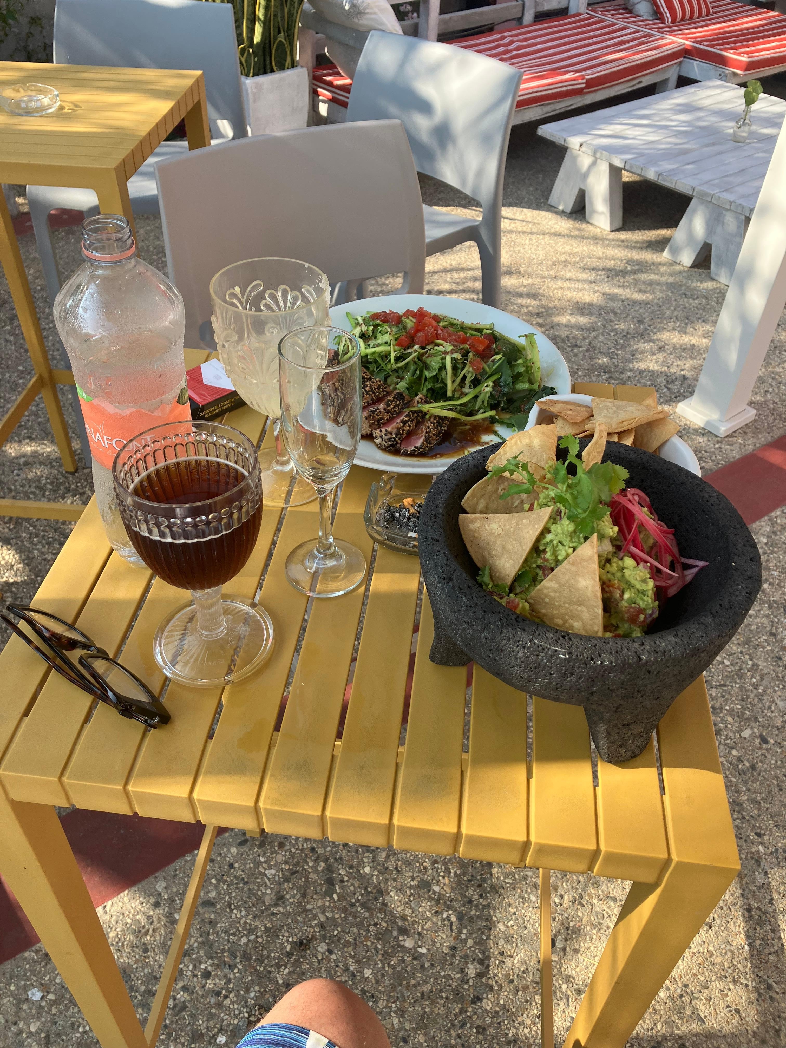 Just some of the phenomenal dishes at Villa Aikia!