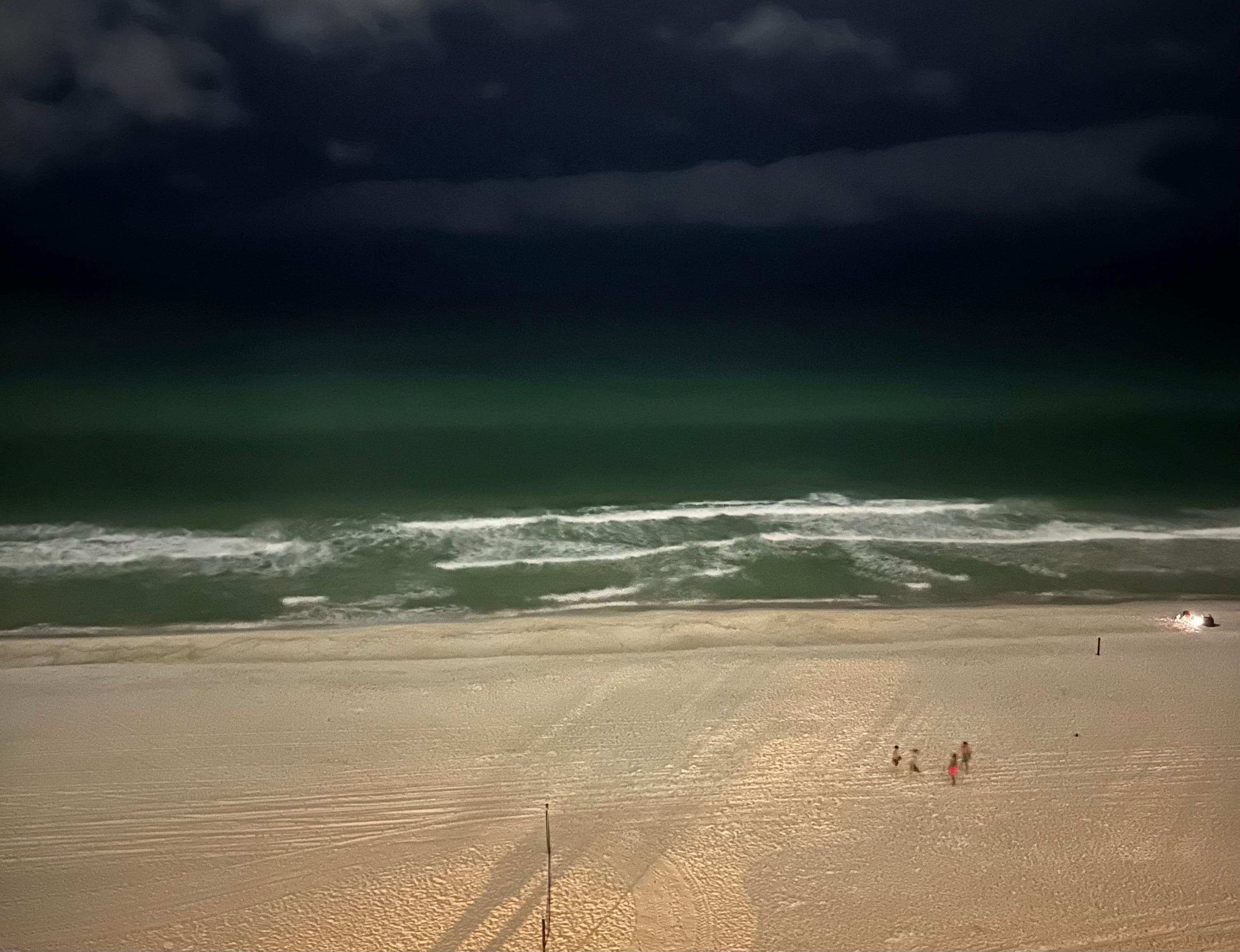 Night photo from balcony