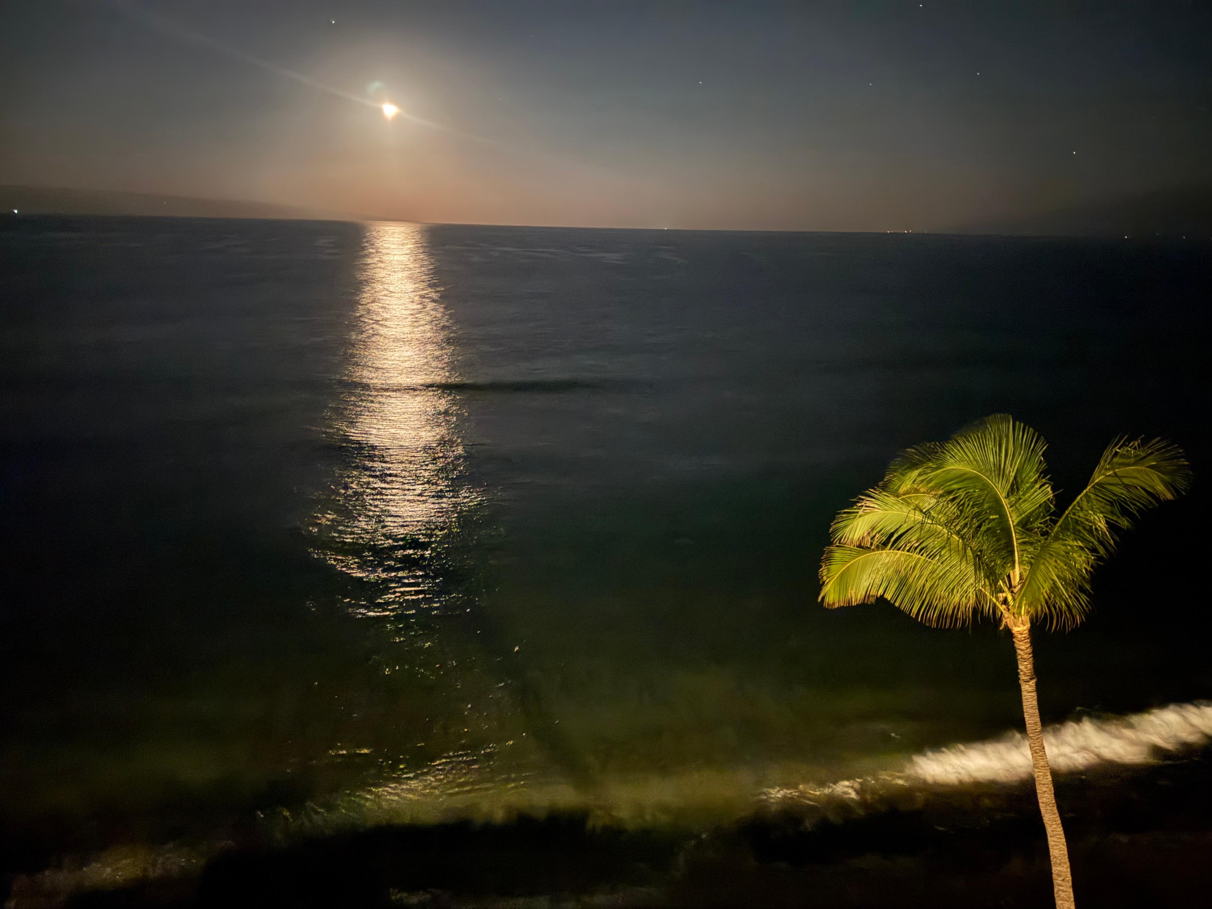 Moon from balcony