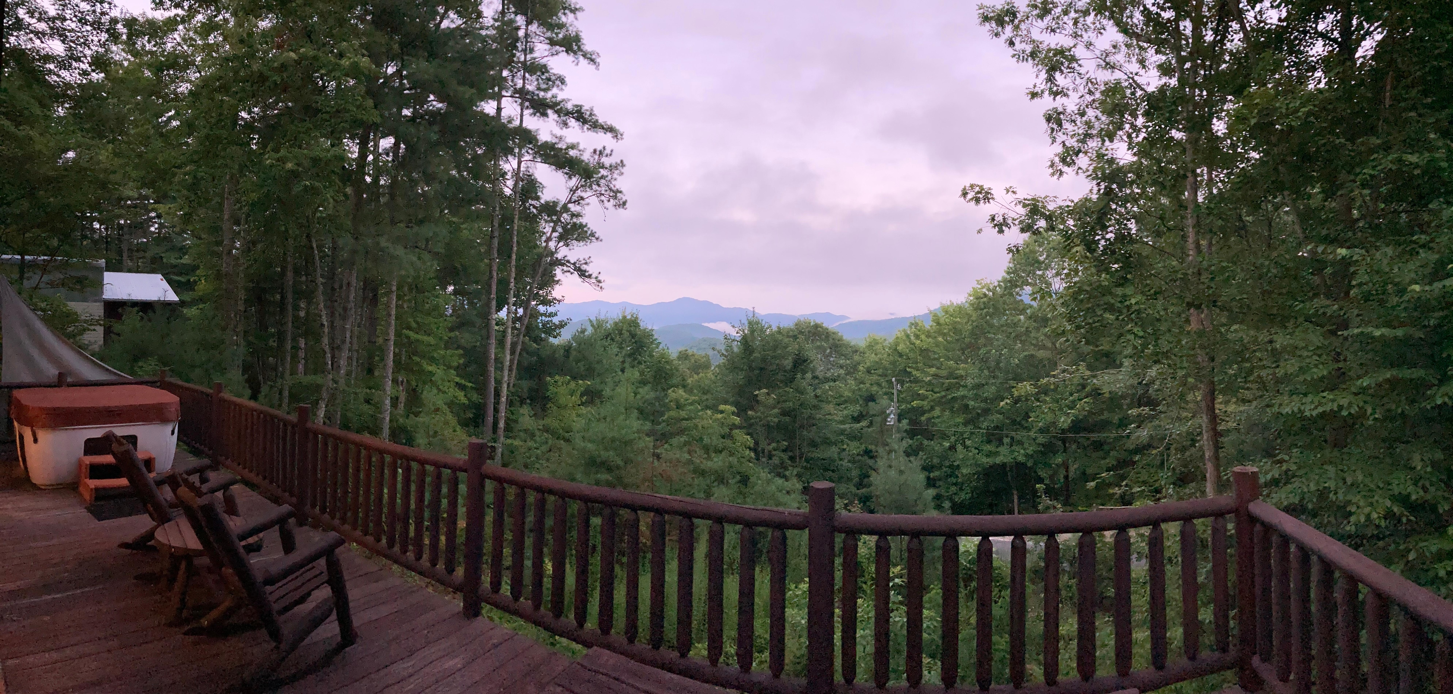 View from the cabin.