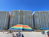 Location on beach