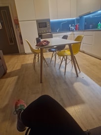 Kitchen/dining area
Very clean and comfortable
Able to leave anything in the fridge and wasn't touched by anyone else
I only took a video of the room so can't post here