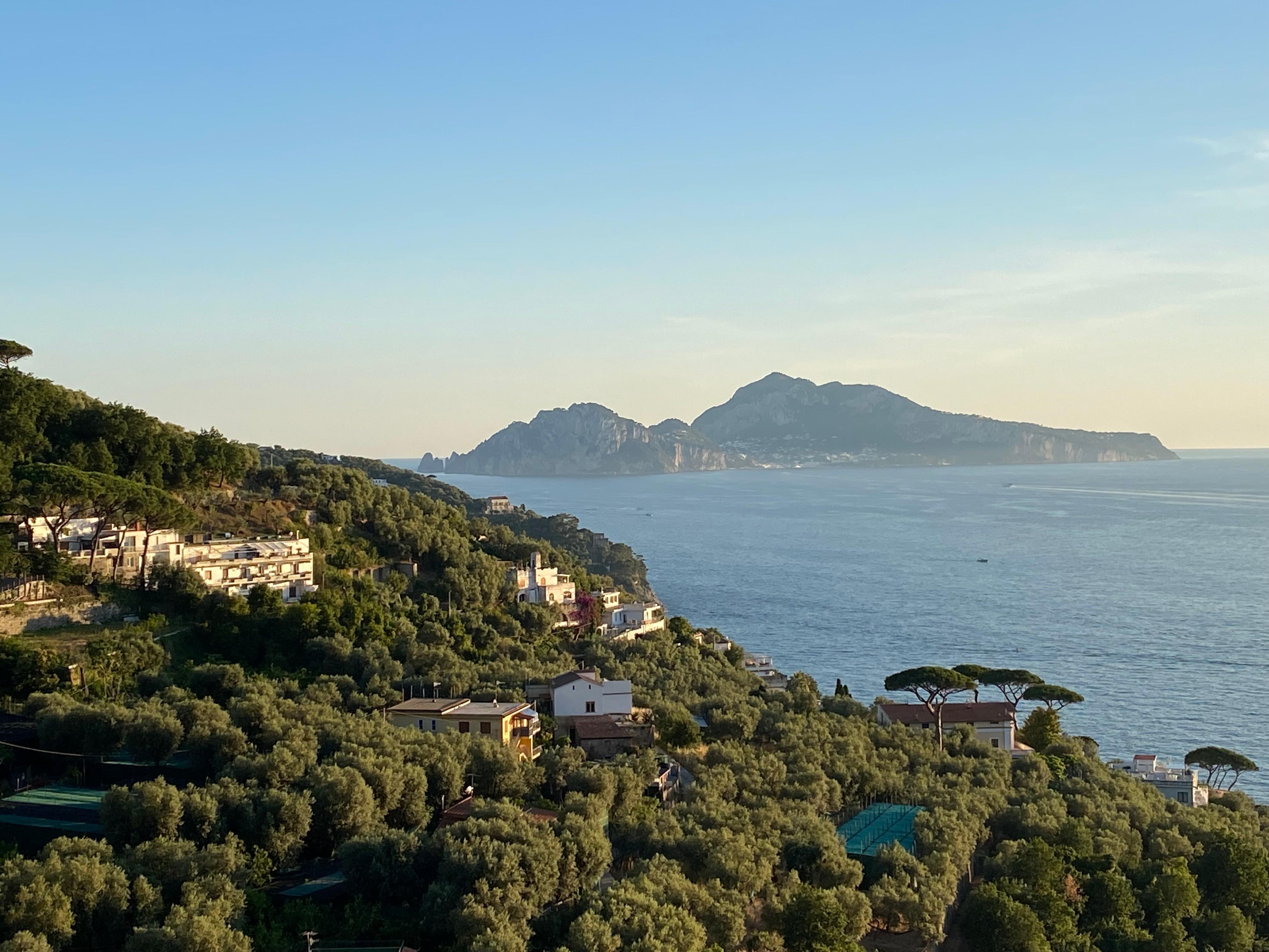Balcony overlooking Capri