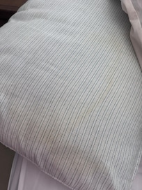 Yellow stains on pillows