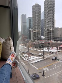 King River View Room. Loved the window seat!