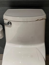 Broken toilet