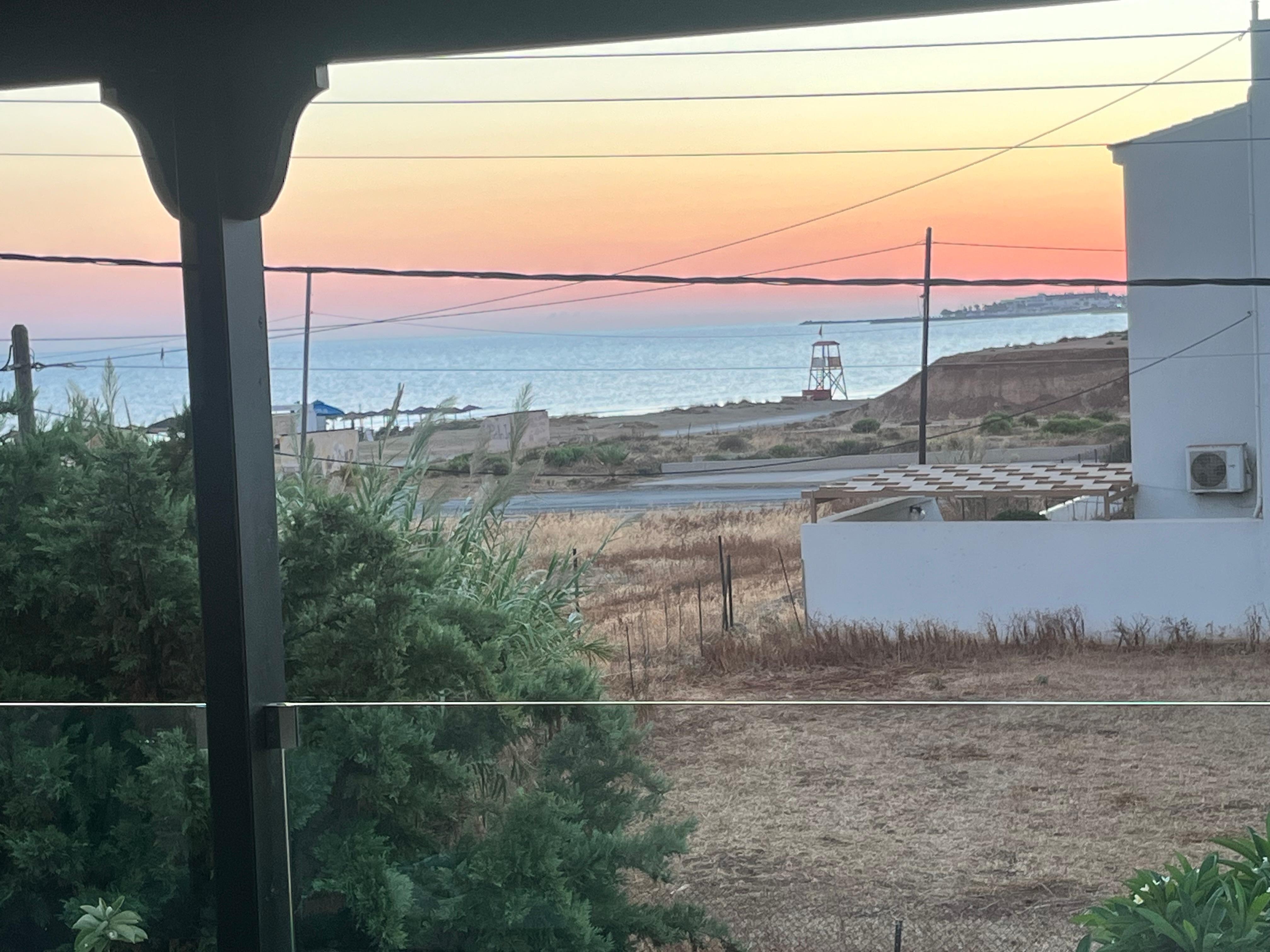 This is the actual beach view as shown in the listing.