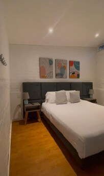 Bedroom of one of the suites