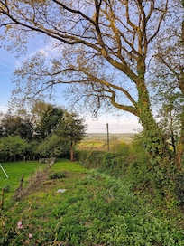 View of the surrounding valley from the cottager
