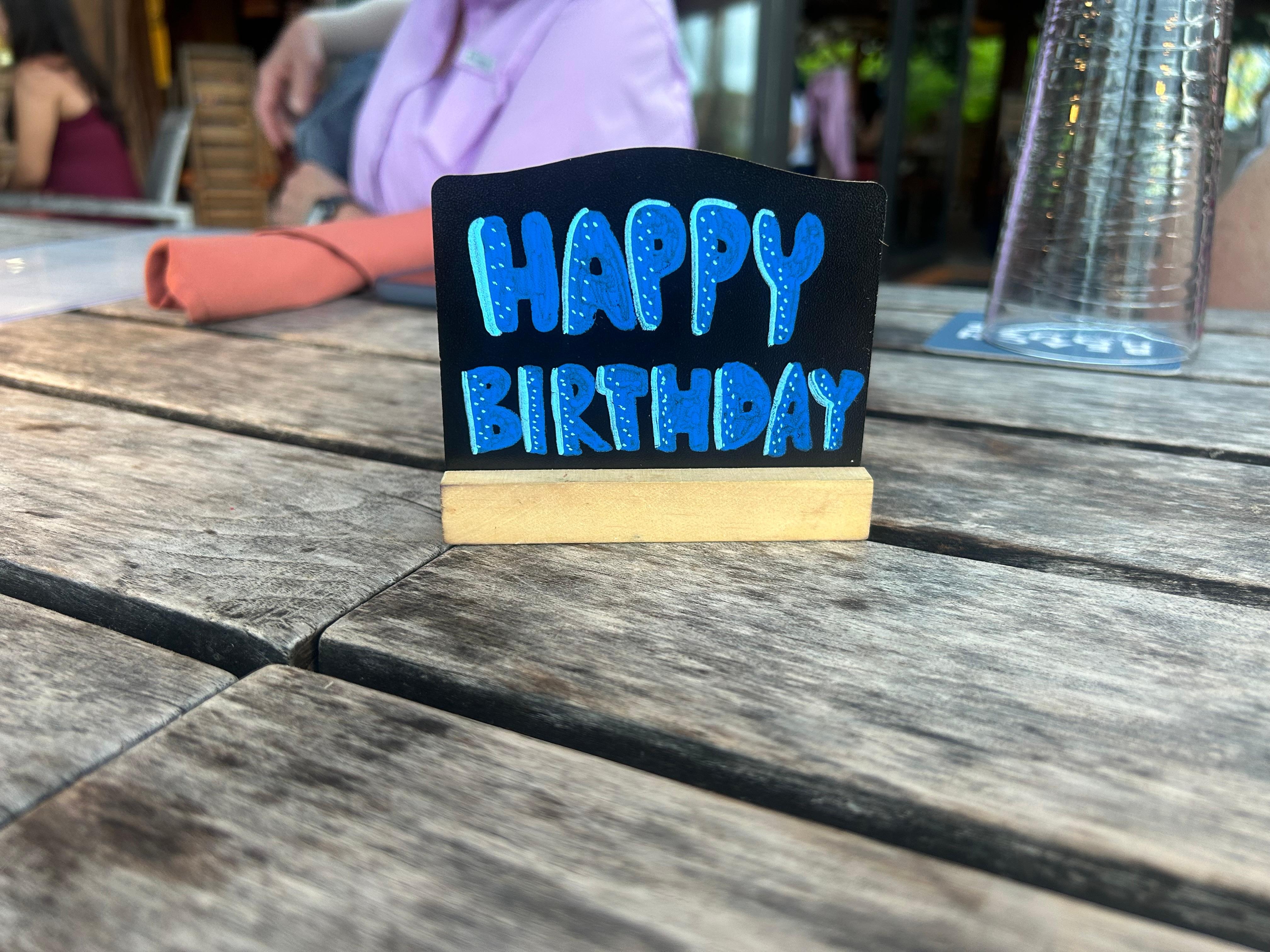 From our birthday celebration at Roy's Beach House