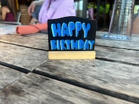 From our birthday celebration at Roy's Beach House