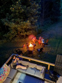 Outdoor space is amazing, lots of fun to be had.