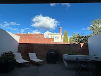 Rear courtyard