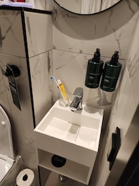 this is a regular room sink 12 inches by 9 inches, and they do not on their site of 4-stars hotel