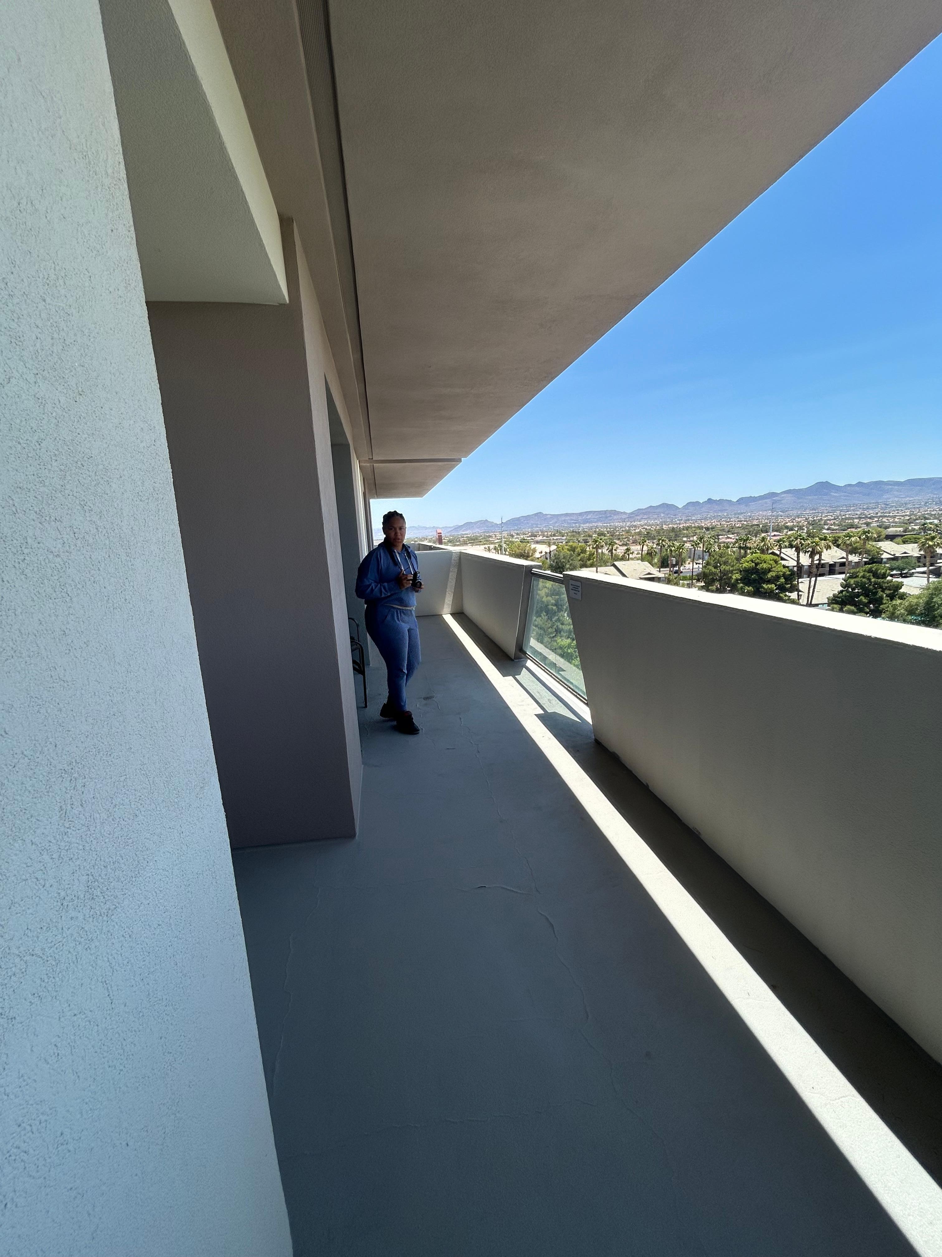 Large balcony