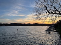 View from the upper level of the dock